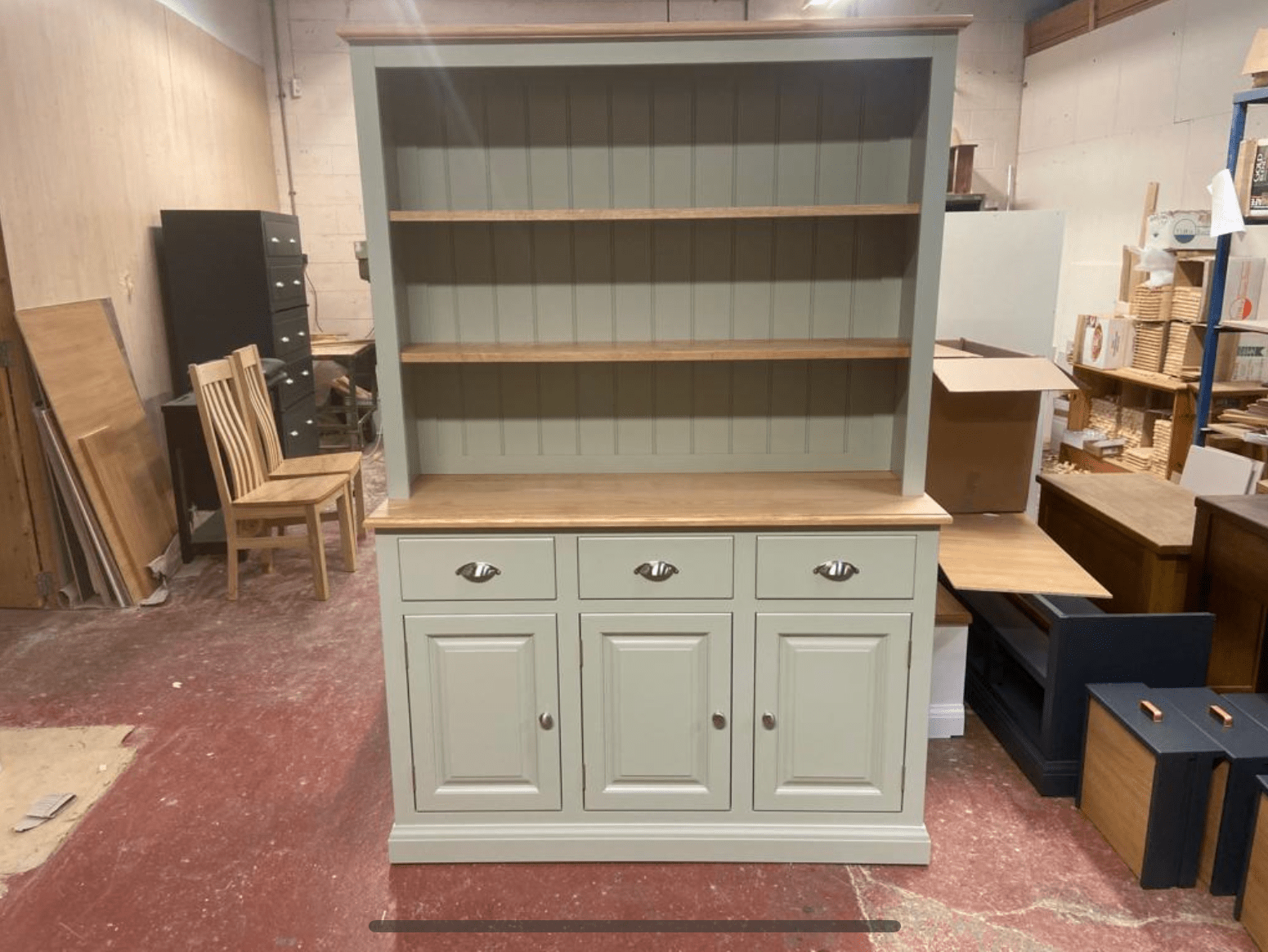 tall cabinet with shelves
